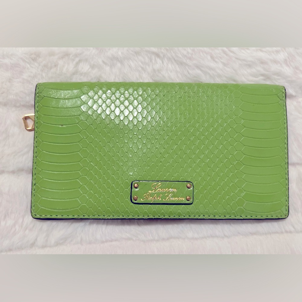 Chartreuse Ralph Lauren Wallet